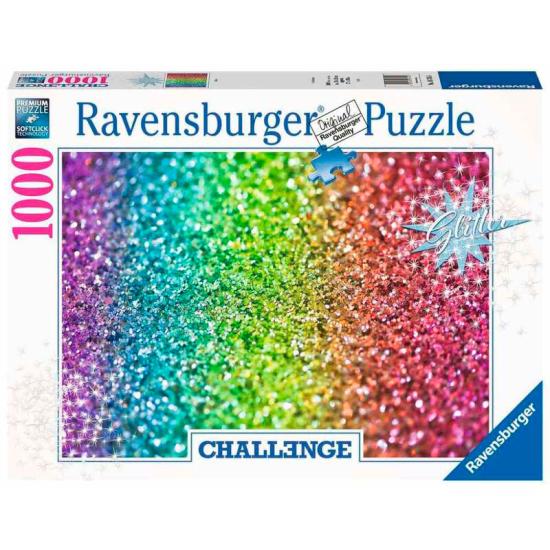 Puzzle Ravensburger Glitter Challenge 1000 Peças