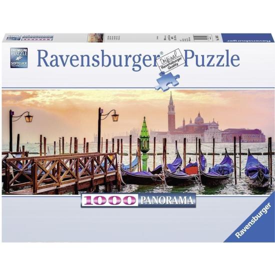 Gôndolas Ravensburger em Veneza Puzzle de 1000 peças