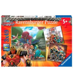 Puzzle Ravensburger Gormiti 3x49 peças