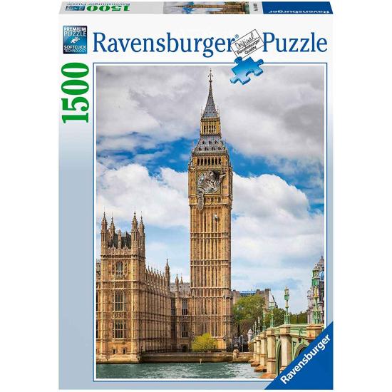 Ravensburger Puzzle Gato Engraçado no Big Ben 1500 peças