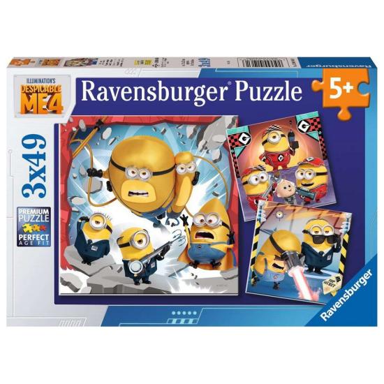 Puzzle Ravensburger Gru 4 Meu Malvado Favorito 3x49 Peças
