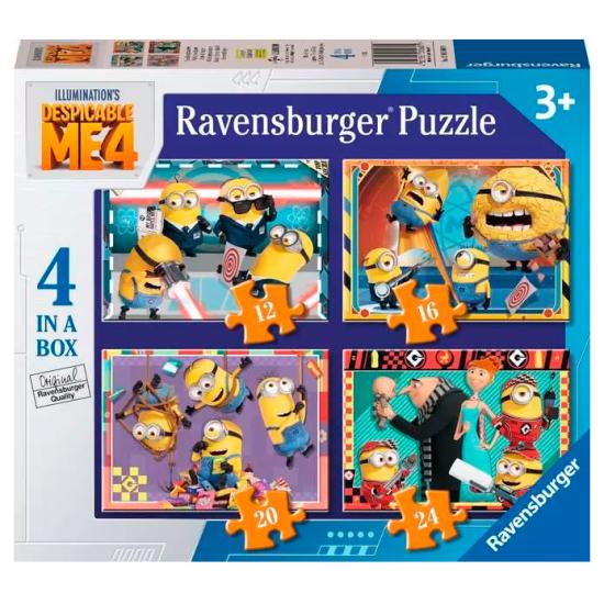 Puzzle Ravensburger Gru Progressivo de 12+16+20+24 Pçs
