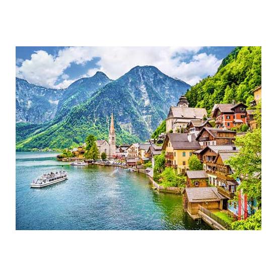 Ravensburger Hallstatt, Áustria Puzzle XXL de 500 peças Ravensburger Hallstatt, Áustria Puzzle XXL de 500 peças