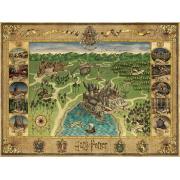 Puzzle Ravensburger Harry Potter Mapa de Hogwarts de 1500 Pzs