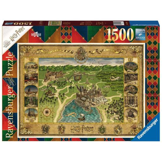 Puzzle Ravensburger Harry Potter Mapa de Hogwarts de 1500 Pzs Puzzle Ravensburger Harry Potter Mapa de Hogwarts de 1500 Pzs