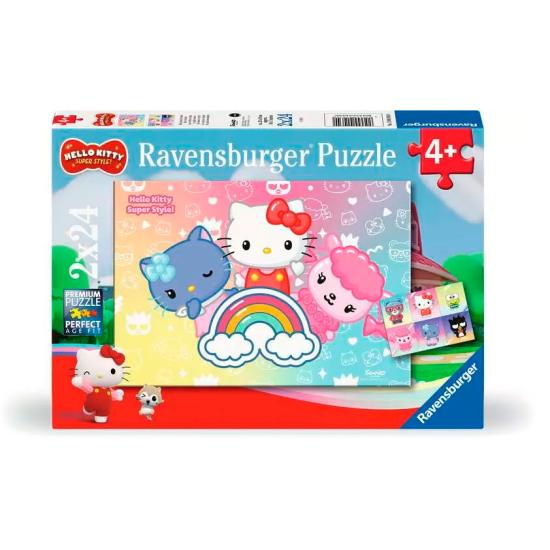 Puzzle Ravensburger Hello Kitty 2x24 Peças