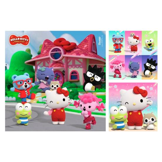 Puzzle Ravensburger Hello Kitty 3x49 Peças