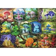 Puzzle Ravensburger Cogumelos Lindos de 1000 Peças