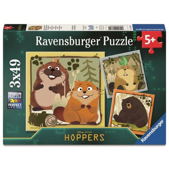 Puzzle Ravensburger Hoppers de 3x49 Peças