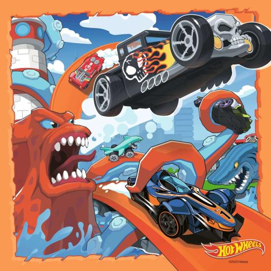 Puzzle Ravensburger Hot Wheels de 3x49 Peças