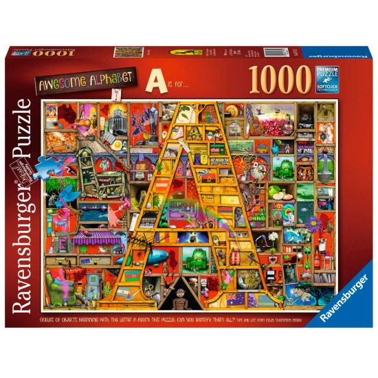Ravensburger alfabeto incrível "A" Puzzle de 10