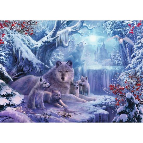 Puzzle Ravensburger Inverno de Lobos 1000 Peças