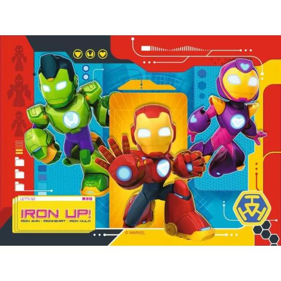 Puzzle Ravensburger Iron Man Awesome Friends 12+16+20+24 Pçs