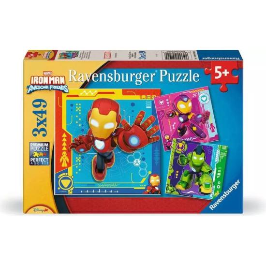 Puzzle Ravensburger Iron Man Awesome Friends 3x49 Peças