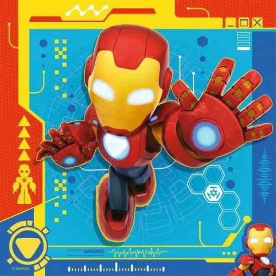 Puzzle Ravensburger Iron Man Awesome Friends 3x49 Peças