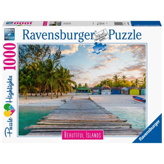 Puzzle Ravensburger Caribbean Island 1000 peças