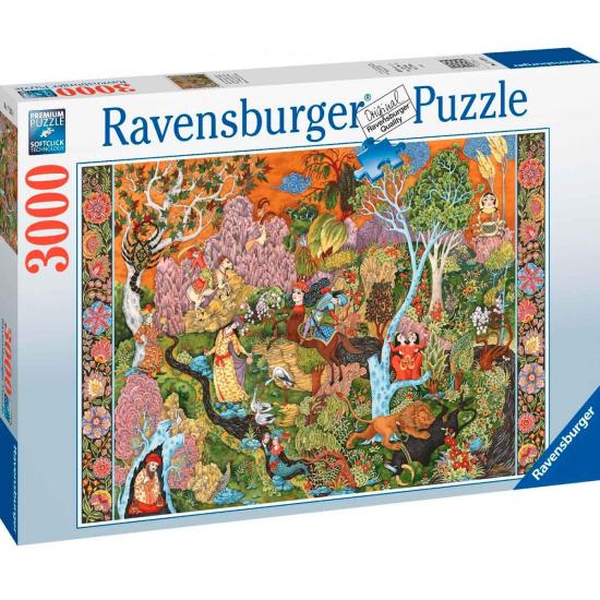 Puzzle Ravensburger Jardim Signo Solar de 3000 Pc Puzzle Ravensburger Jardim Signo Solar de 3000 Pc