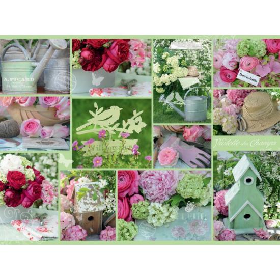 Puzzle gasto jardim Ravensburger 1500 peças