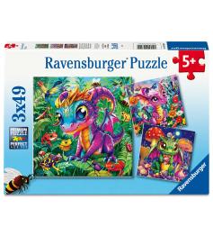 Puzzle Ravensburger Dragões Bebés 3x49 Peças