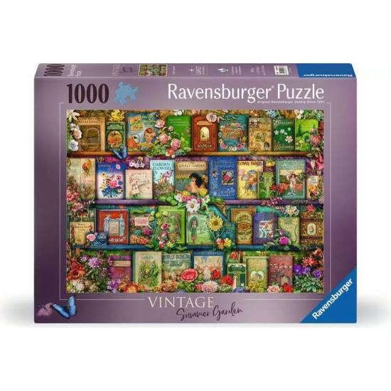 Puzzle Ravensburger Jardim De Verão Vintage de 1000 Peças