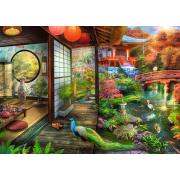Puzzle Ravensburger Jardim Japonês de 1000 Peças
