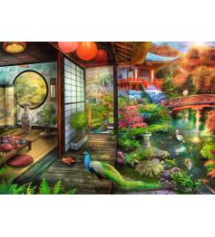 Puzzle Ravensburger Jardim Japonês de 1000 Peças