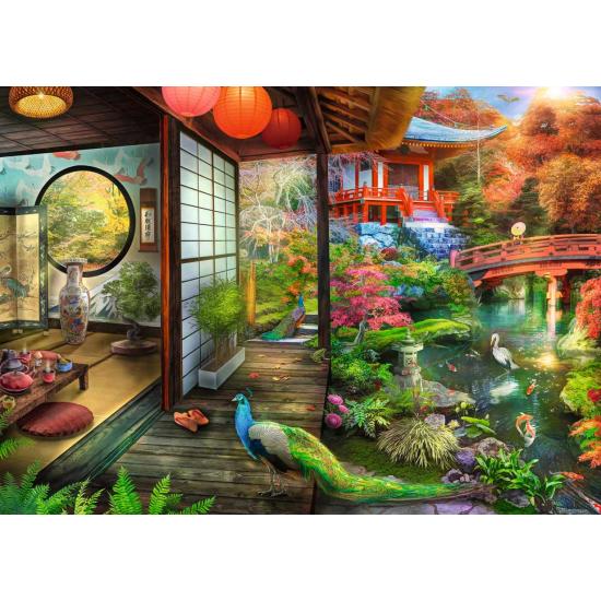 Puzzle Ravensburger Jardim Japonês de 1000 Peças Puzzle Ravensburger Jardim Japonês de 1000 Peças