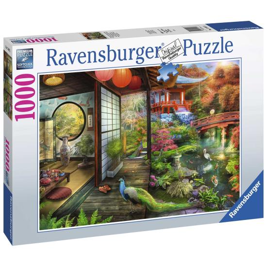 Puzzle Ravensburger Jardim Japonês de 1000 Peças Puzzle Ravensburger Jardim Japonês de 1000 Peças