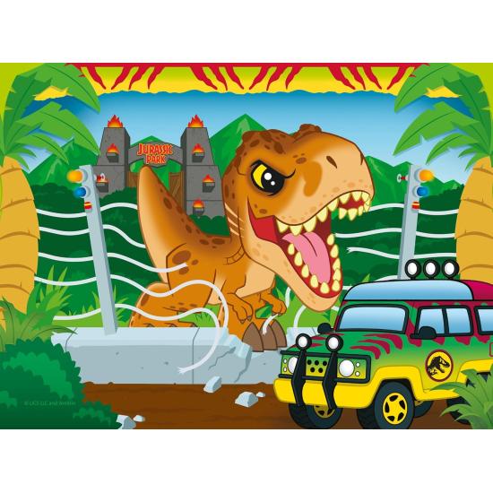 Puzzle Ravensburger Jurassic World Progressivo de 12+16+20+24 Pç Puzzle Ravensburger Jurassic World Progressivo de 12+16+20+24 Pç
