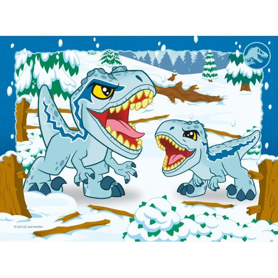 Puzzle Ravensburger Jurassic World Progressivo de 12+16+20+24 Pç Puzzle Ravensburger Jurassic World Progressivo de 12+16+20+24 Pç
