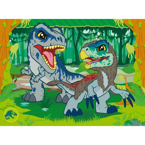 Puzzle Ravensburger Jurassic World Progressivo de 12+16+20+24 Pç Puzzle Ravensburger Jurassic World Progressivo de 12+16+20+24 Pç