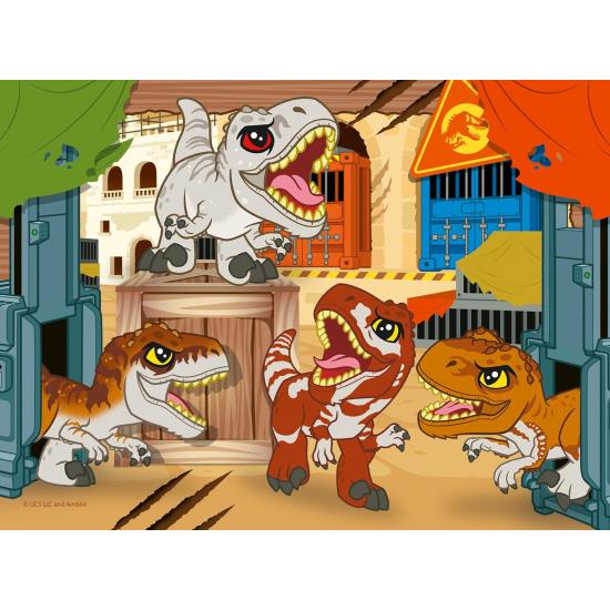 Puzzle Ravensburger Jurassic World Progressivo de 12+16+20+24 Pç Puzzle Ravensburger Jurassic World Progressivo de 12+16+20+24 Pç