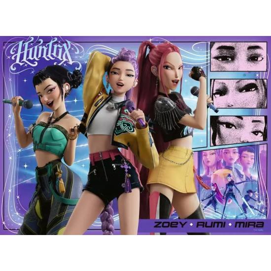 Puzzle Ravensburger KPop Demon Hunters XXL 100 peças