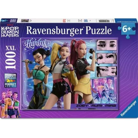 Puzzle Ravensburger KPop Demon Hunters XXL 100 peças