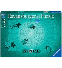 Puzzle Ravensburger Krypt Verde, Menta Metálico 736 Peças