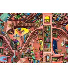 Puzzle Ravensburger A Biblioteca Peculiar de 500 Peças