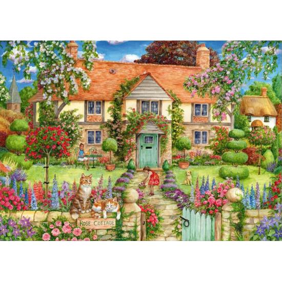 Puzzle Ravensburger La Casa de Campo de Rose de 1000 Peças