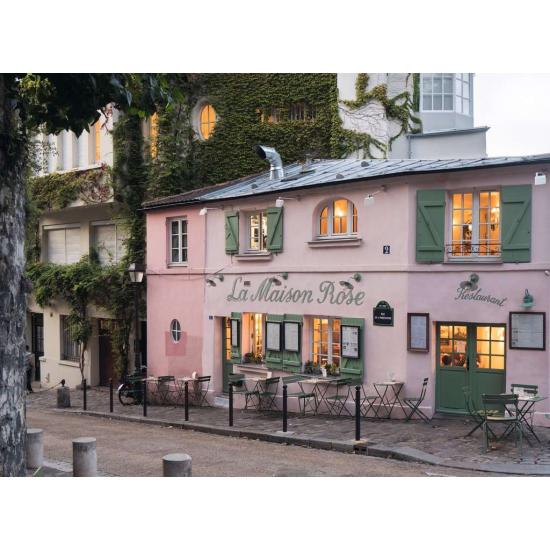 Puzzle Ravensburger A Casa Rosada de Paris de 200 Peças Puzzle Ravensburger A Casa Rosada de Paris de 200 Peças