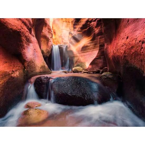 Puzzle Ravensburger A Cachoeira no Red Canyon 1500 peças