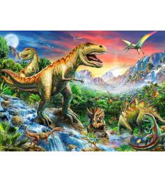 Puzzle Ravensburger A Era dos Dinossauros XXL de 100 Peças