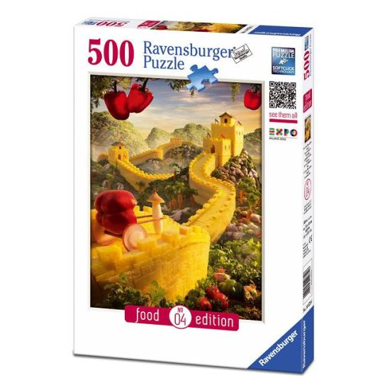 Ravensburger Puzzle A Grande Muralha da China, Food Edition de