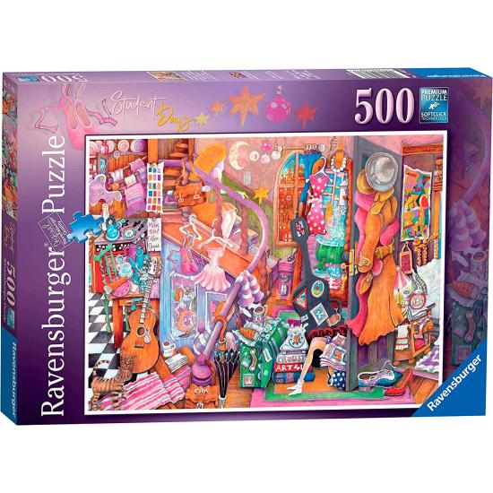 Puzzle Ravensburger O Quarto do Estudante 500 Peças
