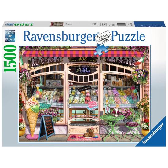 Puzzle Ravensburger The Ice Cream Shop 1500 peças Puzzle Ravensburger The Ice Cream Shop 1500 peças