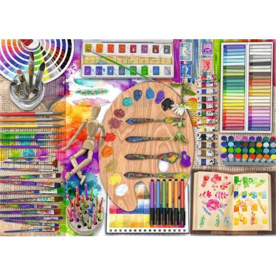Puzzle Ravensburger A Paleta Do Artista XXL 500 Pçs