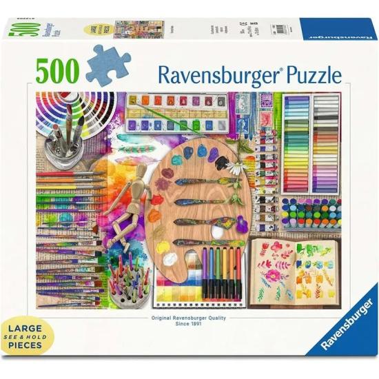 Puzzle Ravensburger A Paleta Do Artista XXL 500 Pçs