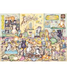 Puzzle Ravensburger Os Gatos Loucos Páscoa 1000 peças