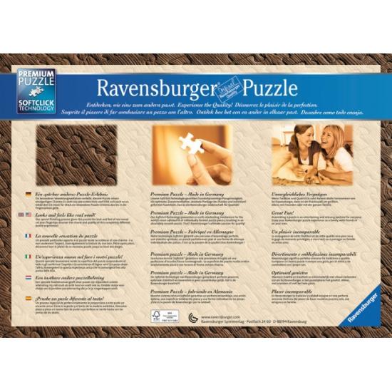 Puzzle Ravensburger ao vivo, amor e sorriso com efeito de Puzzle Ravensburger ao vivo, amor e sorriso com efeito de
