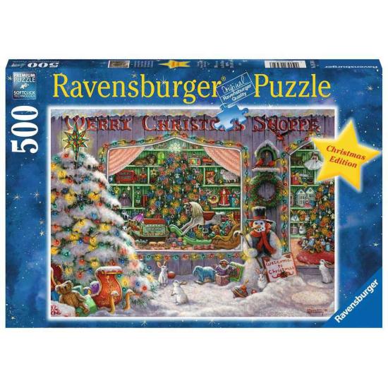 Ravensburger The Christmas Shop Puzzle 500 peças