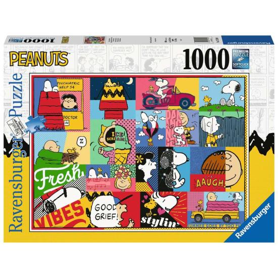 Puzzle Ravensburger A vida de Peanuts de 1000 peças