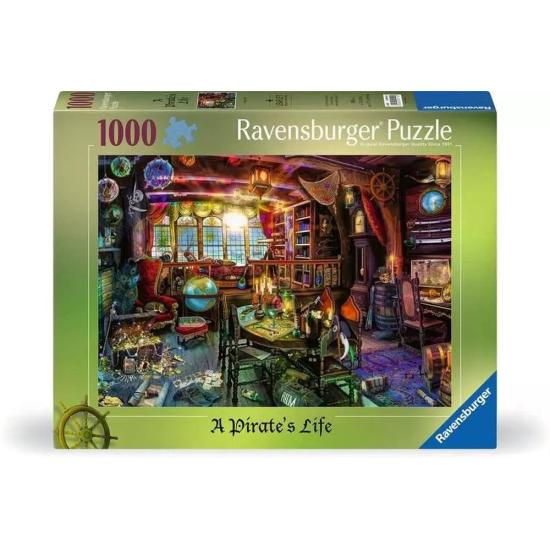Puzzle Ravensburger A Vida De Um Pirata de 1000 peças